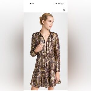 Ba&sh Capi Dress in Bordeaux